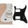 ST-132-W Boston  pickguard, Stallion, HH, 2 pot holes, 3-5 switch, 1 ply, white