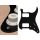 ST-133-B Boston  pickguard, Stallion, HH, 3 pot holes, 3-5 switch, 1 ply, black