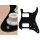 ST-133-BM Boston  pickguard, Stallion, HH, 3 pot holes, 3-5 switch, 1 ply, black mat