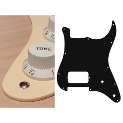   ST-144-C Boston  pickguard, Stallion, H, 2 pot holes, 1 ply, cream