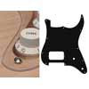 ST-144-TR Boston  pickguard, Stallion, H, 2 pot holes, 1 ply, transparent