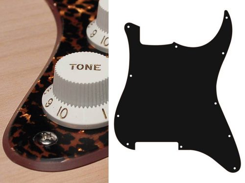 ST-200-RBP Boston  pickguard, Stallion, no holes (only screw holes), 2 ply, tiger brown pearl