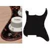 ST-200-RBP Boston  pickguard, Stallion, no holes (only screw holes), 2 ply, tiger brown pearl
