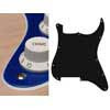 ST-200-SBU Boston  pickguard, Stallion, no holes (only screw holes), 2 ply, sparkling blue