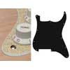 ST-200-SGD Boston  pickguard, Stallion, no holes (only screw holes), 2 ply, sparkling gold