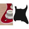 ST-200-SRD Boston  pickguard, Stallion, no holes (only screw holes), 2 ply, sparkling red