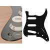 ST-213-MC Boston  pickguard, Stallion, standard, SSS, 3 pot holes, 3-5 switch, 2 ply, mirror chrome