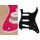 ST-213-PP Boston  pickguard, Stallion, standard, SSS, 3 pot holes, 3-5 switch, 2 ply, pearl pink