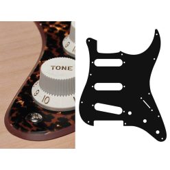   ST-213-RBP Boston  pickguard, Stallion, standard, SSS, 3 pot holes, 3-5 switch, 2 ply, tiger brown pearl