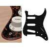 ST-213-RBP Boston  pickguard, Stallion, standard, SSS, 3 pot holes, 3-5 switch, 2 ply, tiger brown pearl