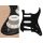 ST-213-SBK Boston  pickguard, Stallion, standard, SSS, 3 pot holes, 3-5 switch, 2 ply, sparkling black