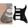 ST-222-MC Boston  pickguard, Stallion, SSH, 2 pot holes, 3-5 switch, 2 ply, mirror chrome