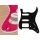 ST-223-PP Boston  pickguard, Stallion, SSH, 3 pot holes, 3-5 switch, 2 ply, pearl pink