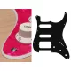 ST-223-PP Boston  pickguard, Stallion, SSH, 3 pot holes, 3-5 switch, 2 ply, pearl pink