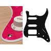 ST-223-PP Boston  pickguard, Stallion, SSH, 3 pot holes, 3-5 switch, 2 ply, pearl pink