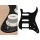 ST-223-SBK Boston  pickguard, Stallion, SSH, 3 pot holes, 3-5 switch, 2 ply, sparkling black