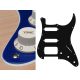 ST-223-SBU Boston  pickguard, Stallion, SSH, 3 pot holes, 3-5 switch, 2 ply, sparkling blue