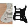 ST-223-SSV Boston  pickguard, Stallion, SSH, 3 pot holes, 3-5 switch, 2 ply, sparkling silver