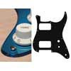 ST-231-MU Boston  pickguard, Stallion, 2 ply, mirror blue, HH, 2 pot holes, toggle switch