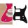 ST-231-PP Boston  pickguard, Stallion, HH, 2 pot holes, toggle switch, 2 ply, pearl pink