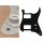 ST-231-SSV Boston  pickguard, Stallion, HH, 2 pot holes, toggle switch, 2 ply, sparkling silver