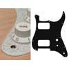 ST-231-SSV Boston  pickguard, Stallion, HH, 2 pot holes, toggle switch, 2 ply, sparkling silver