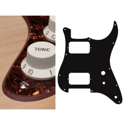   ST-231-TBP Boston  pickguard, Stallion, HH, 2 pot holes, toggle switch, 2 ply, tortoise brown peal