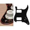 ST-232-RBP Boston  pickguard, Stallion, HH, 2 pot holes, 3-5 switch, 2 ply, tiger brown pearl