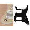 ST-232-SGD Boston  pickguard, Stallion, HH, 2 pot holes, 3-5 switch, 2 ply, sparkling gold