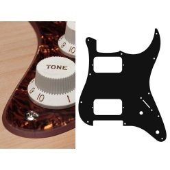   ST-232-TBP Boston  pickguard, Stallion, HH, 2 pot holes, 3-5 switch, 2 ply, tortoise brown pearl