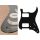 ST-233-MC Boston  pickguard, Stallion, HH, 3 pot holes, 3-5 switch, 2 ply, mirror chrome