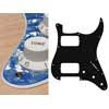 ST-233-POB Boston  pickguard, Stallion, HH, 3 pot holes, 3-5 switch, 2 ply, pearl ocean blue