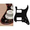 ST-233-RBP Boston  pickguard, Stallion, HH, 3 pot holes, 3-5 switch, 2 ply, tiger brown pearl