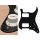 ST-233-SBK Boston  pickguard, Stallion, HH, 3 pot holes, 3-5 switch, 2 ply, sparkling black