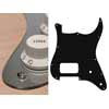 ST-244-MC Boston  pickguard, Stallion, H, 2 pot holes, 2 ply, mirror chrome