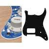 ST-244-POB Boston  pickguard, Stallion, H, 2 pot holes, 2 ply, pearl ocean blue