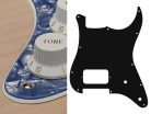 ST-244-PPU Boston  pickguard, Stallion, H, 2 pot holes, 2 ply, pearl purple