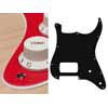 ST-244-SRD Boston  pickguard, Stallion, H, 2 pot holes, 2 ply, sparkling red