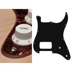   ST-244-TBP Boston  pickguard, Stallion, H, 2 pot holes, 2 ply, tortoise brown pearl