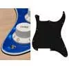 ST-300-PBU Boston  pickguard, Stallion, no holes (only screw holes), 3 ply, pearl blue