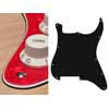 ST-300-PR Boston  pickguard, Stallion, no holes (only screw holes), 3 ply, pearl red