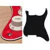 ST-300-PR Boston  pickguard, Stallion, no holes (only screw holes), 3 ply, pearl red