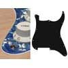 ST-300-PV Boston  pickguard, Stallion, no holes (only screw holes), 3 ply, pearl violet