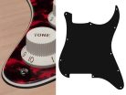 ST-300-RR Boston  pickguard, Stallion, no holes (only screw holes), 3 ply, tiger red