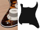 ST-300-RY Boston  pickguard, Stallion, no holes (only screw holes), 3 ply, tiger yellow