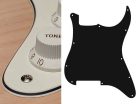 ST-300-VW Boston  pickguard, Stallion, no holes (only screw holes), 3 ply, vintage white