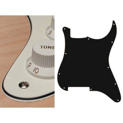   ST-300-VW Boston  pickguard, Stallion, no holes (only screw holes), 3 ply, vintage white