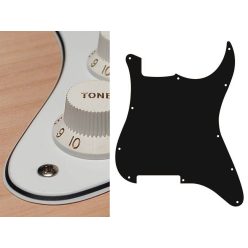   ST-300-W Boston  pickguard, Stallion, no holes (only screw holes), 3 ply, white