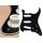 ST-313-B Boston  pickguard, Stallion, standard, SSS, 3 pot holes, 3-5 switch, 3 ply, black