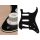 ST-313-BC Boston  pickguard, Stallion, standard, SSS, 3 pot holes, 3-5 switch, 3 ply, black and cream